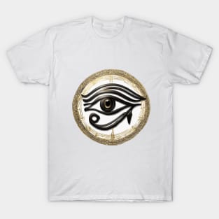 Eye of Horus Gold Shadow Silhouette Anime Style Collection No. 221 T-Shirt